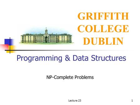 Programming & Data Structures