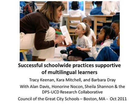 Tracy Keenan, Kara Mitchell, and Barbara Dray With Alan Davis, Honorine Nocon, Sheila Shannon & the DPS-UCD Research Collaborative Council of the Great.