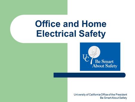 Office and Home Electrical Safety