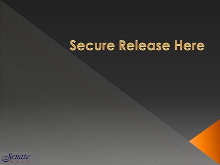  Secure Release Here is a service developed by Pharos systems to facilitate more secure, convenient and flexible printing.  Instead of sending the job.