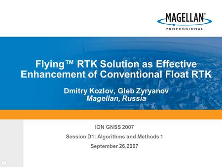 Scope (18 slides) Summary Float and Fixed RTK Flying RTK