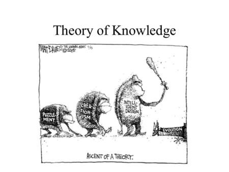 Theory of Knowledge.