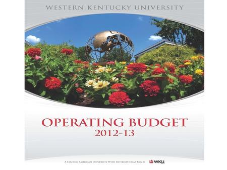 FY2012-13 Budget Documents Executive Summary Approval of Tuition & Fees Schedule Recurring Reduction Implementation Plan Narratives Revenue Summary Expenditure.