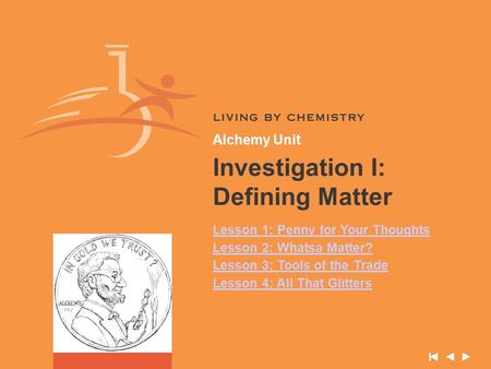 Investigation I: Defining Matter