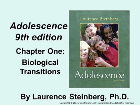 Adolescence 9th edition