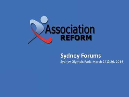 Sydney Forums Sydney Olympic Park, March 24 & 26, 2014.