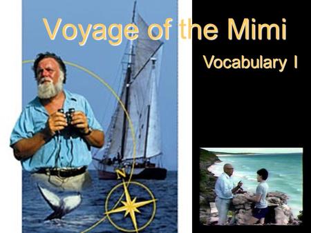 Voyage of the Mimi Vocabulary I. A Spanish conqueror of the Americas during the 16 th century was called a … conquistador.