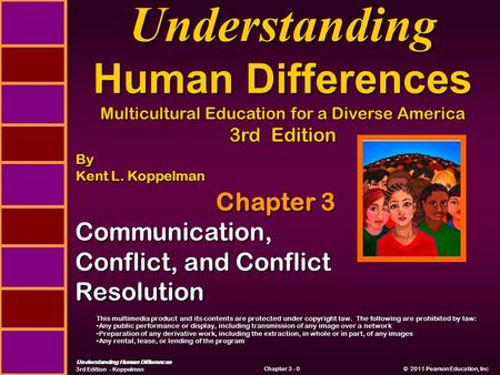 Understanding Human Differences 3rd Edition - Koppelman © 2011 Pearson Education, Inc © 2011 Pearson Education, Inc Chapter 3 - 0 Chapter 3 Communication,