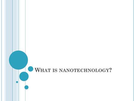 Paper presentation on nanotechnology for medicine elavil