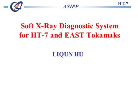 Soft X-Ray Diagnostic System for HT-7 and EAST Tokamaks
