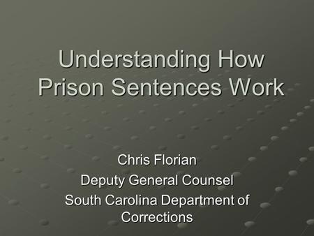 What is a concurrent prison sentence?