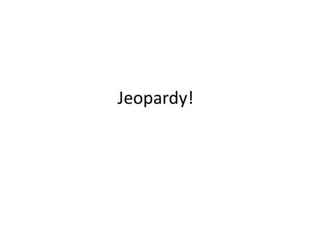 Jeopardy!.