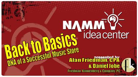Presented by. “Identify” the DNA characteristics of other successful music stores Provide “suggestions” to improve your store’s business Q & A (along.