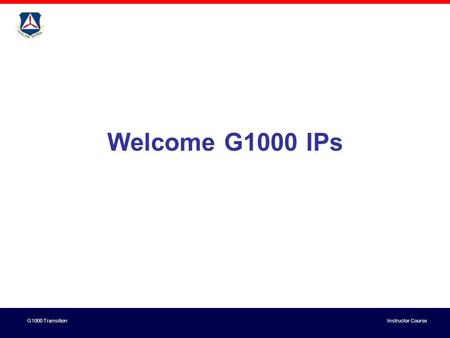 Welcome G1000 IPs.