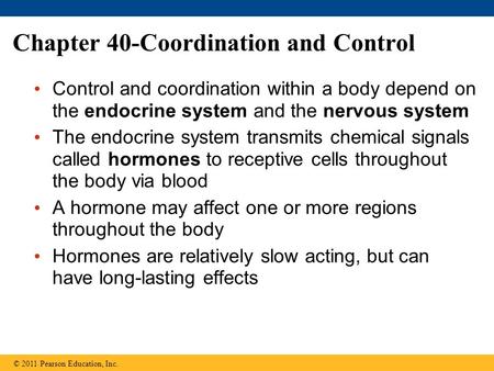 Chapter 40-Coordination and Control