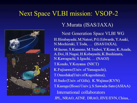 Next Space VLBI mission: VSOP-2