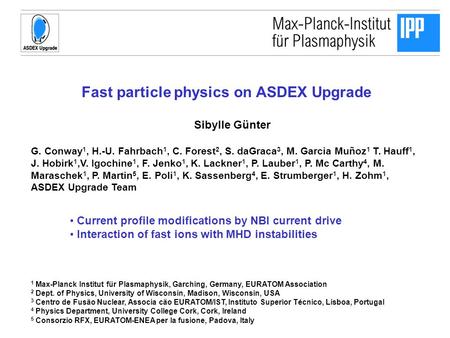 Fast particle physics on ASDEX Upgrade