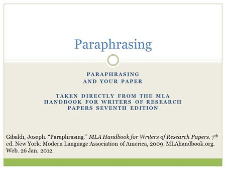 Avoiding plagiarism   paraphrasing | academic integrity at mit
