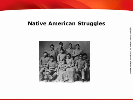 TEKS 8C: Calculate percent composition and empirical and molecular formulas. Native American Struggles.