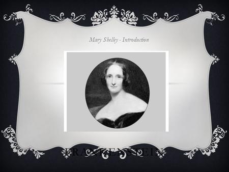 Mary Shelley - Introduction