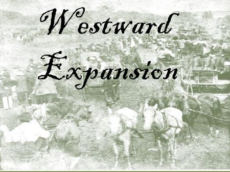Westward Expansion. After the Civil War, railroad building exploded in the US. In 1869, the first railroad spanning the US was completed: the Transcontinental.