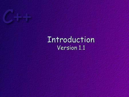 Introduction Version 1.1. Topics Course Content on FTP site Response XR - Clickers RAD Studio C++ Builder Review of C++ from CS1400 Object-Oriented Programming.
