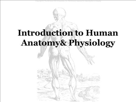 Introduction to Human Anatomy& Physiology. ANATOMY ANATOMY - the study of the structure (morphology, form) of body parts. istology  Histology - the microscopic.