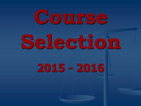 Course Selection 2015 - 2016 O’Hara Graduation Requirements 4 credits - Theology; English; Social Studies (Class of 2017) 4 credits - Theology; English;
