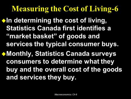 Measuring the Cost of Living-6