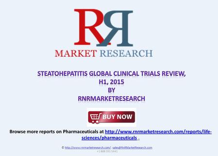 Browse more reports on Pharmaceuticals at  sciences/pharmaceuticals.http://www.rnrmarketresearch.com/reports/life-