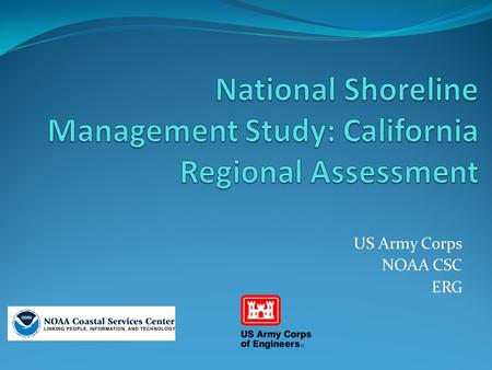National Shoreline Management Study: California Regional Assessment