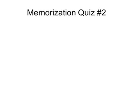 Memorization Quiz #2. Warmup: Write a balanced equation for the reaction that occurs when: Liquid carbon disulfide reacts with oxygen gas to produce carbon.