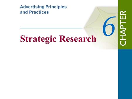 Strategic Research Advertising Principles and Practices.