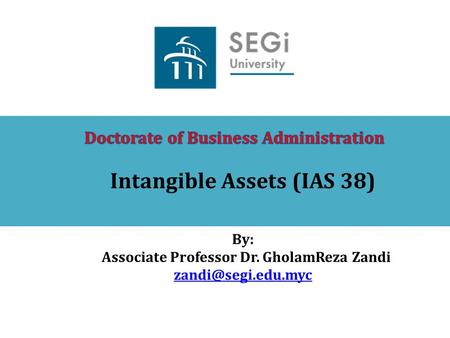 Intangible Assets (IAS 38)