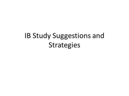 IB Study Suggestions and Strategies. Paper 1—Communism in Crisis, 1976- 1989 China under Deng Xiaoping: economic policies and the Four Modernizations.