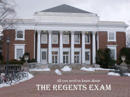 All you need to know about The Regents Exam. History of the Regents Test Regents Policy was created in 1972 by the Board of Regents of the University.