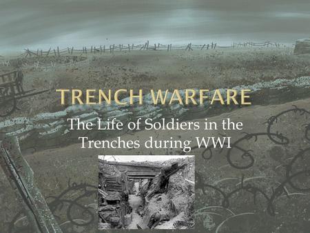 The Life of Soldiers in the Trenches during WWI.  A total of 3,240,948 tons of food was sent to the front lines.  What did the soldiers eat?  Canned.