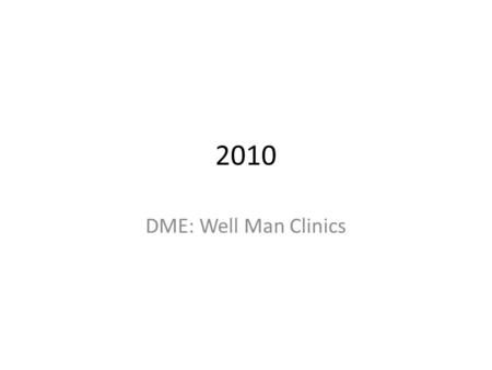 2010 DME: Well Man Clinics. SAQs 2b)William Walker claims that: “In any event, more women now smoke than men in every age group.” He is exaggerating as.