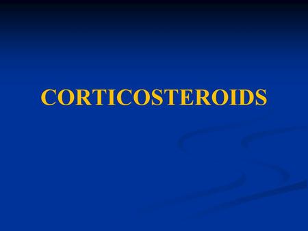 Systemic steroids meaning