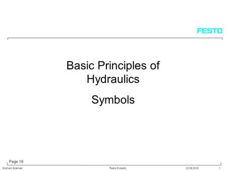 Basic Principles of Hydraulics