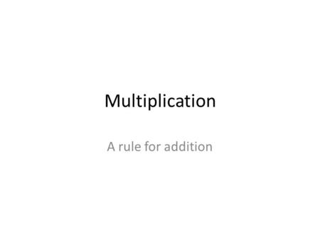 Multiplication A rule for addition. Subtraction Means to add the opposite! -2 + 9 – (-4) 14 – (-3) – [5 + -13]