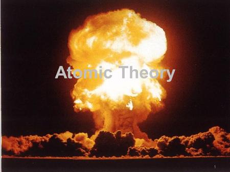 11 Atomic Theory. 2 A HISTORY OF THE STRUCTURE OF THE ATOM.
