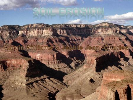 What is soil erosion? How does it effect the environment?
