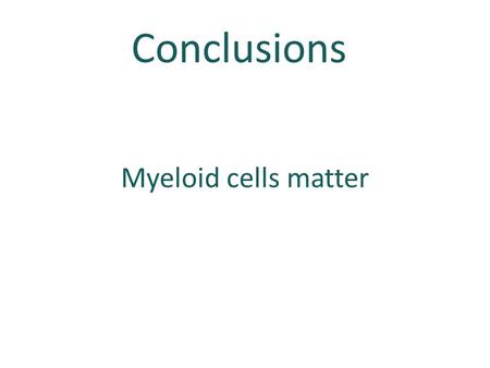Myeloid cells matter Conclusions. Glut1+ CD14++ CD16+ Associated with inflammatory markers HIV Immune activation HIV-related diseases Joshua Anzigen: