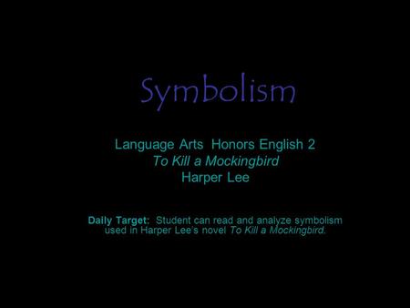 Language Arts Honors English 2
