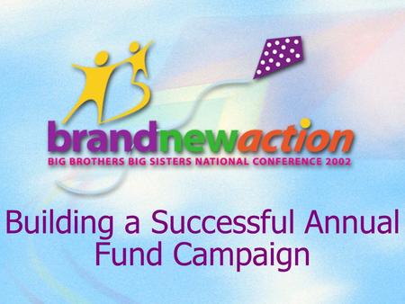 Building a Successful Annual Fund Campaign. 80% of all giving comes from individuals Annual Campaigns are far more cost- effective than events Building.