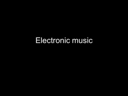 Electronic music. Electronic music is music that employs electronic musical instruments and electronic music technology in its production. In general.