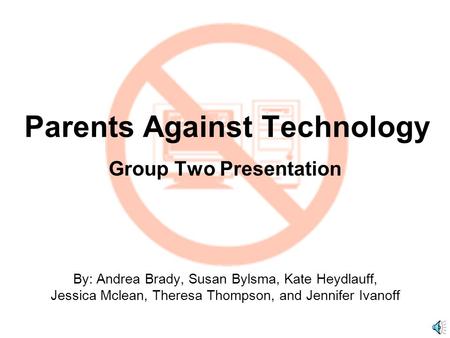 Parents Against Technology