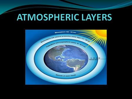 Why is the Atmosphere Important? Weather exists because of the atmosphere. It makes the Earth suitable for living things. The atmosphere is the layer.