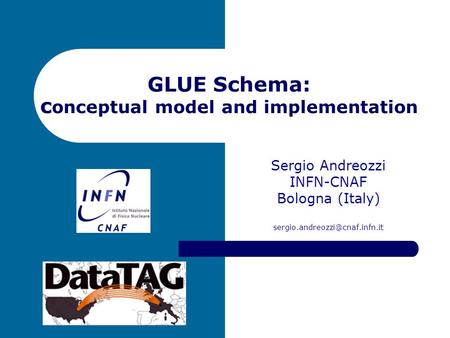 GLUE Schema: conceptual model and implementation